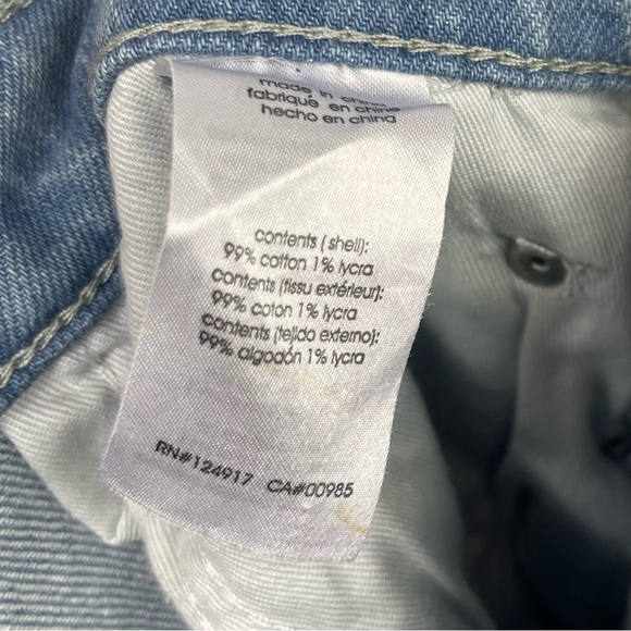 WeWoreWhat Stiletto Skinny Jeans 25 High Waist Light Wash Slit Hem Stretch Denim - Picture 11 of 16